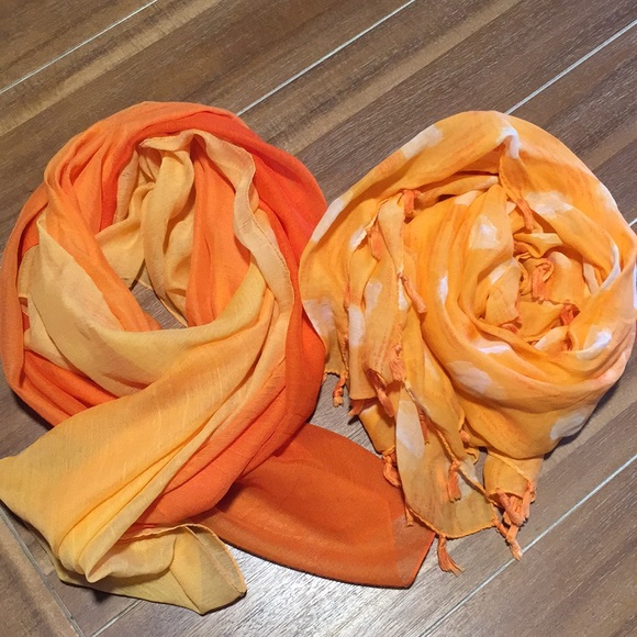 Accessories - Orange Scarves